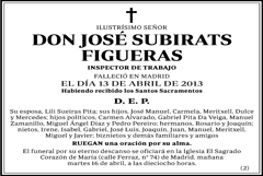 José Subirats Figueras